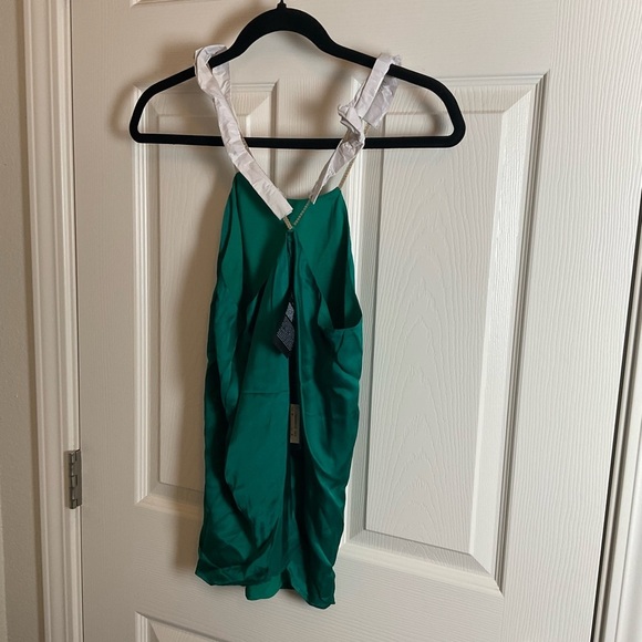 Marciano woman’s emerald green backless top medium - Picture 5 of 11